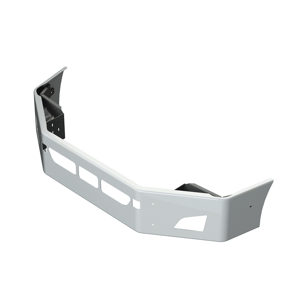 16" Set Back Volvo VNL 2017 and Newer Stainless Steel Bumper