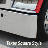 Peterbilt 378, 379 20" Texas Square Chrome Bumper