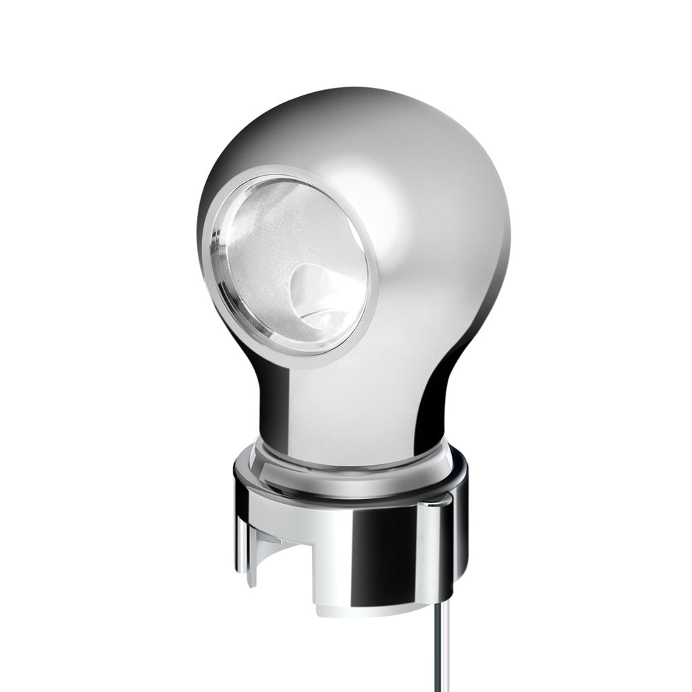 Chrome Charlotte Gearshift Knob LED For 13/15/18 Speed Adapters