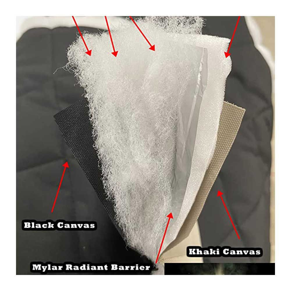 ZenEclipse Freightliner Front and Back Row Tan Window Cover Sets - 5 Piece