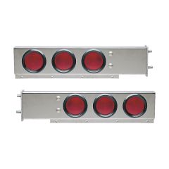 Stainless Steel Spring-Loaded Rear Light Bars with Incandescent Lights