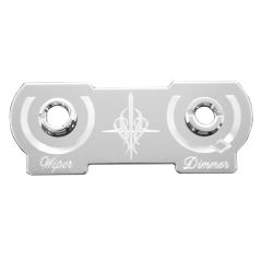 Peterbilt Stainless Steel Dimmer/Wiper Dash Plate
