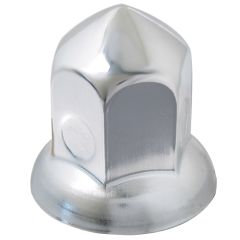 33mm Chrome Steel Cone Nut Cover - Push On