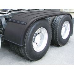 133" Ribbed Poly Full Fenders and Mounting Kit