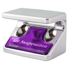 Air Suspension Switch Guard with Purple Sticker