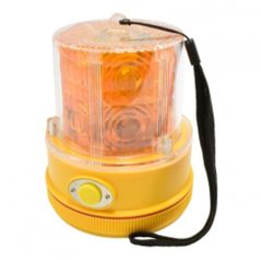 Battery Powered Portable Amber LED Warning Light Strobe