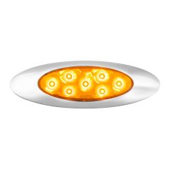 6-5/8" 7 LED Ultra Thin Pearl Y2K Dual Function Light