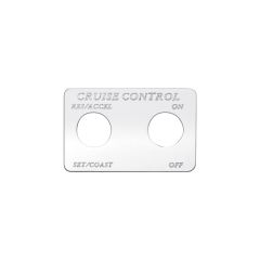 FL SS CRUISE CONTROL-TWO SWITCH SWTCH PLATE