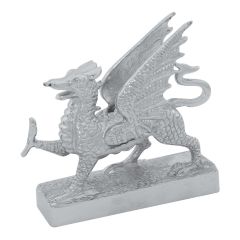 Chrome Flying Dragon Hood Ornament