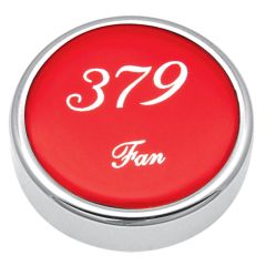 Dash Knob - Fan with "379" Logo in Red