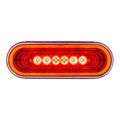 6" 22 LED Oval Stop, Turn & Tail Abyss Light