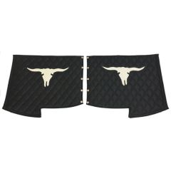 Peterbilt 379 Cow Skull Quilted Fender Guards