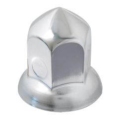 33mm Chrome Steel Cone Nut Cover - Push On 10PK