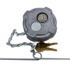 2" Reefer Aluminum Locking Fuel Cap