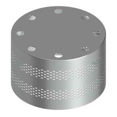 5-1/2" Tall Stainless Steel Dana-Spicer Drive Axle Cover with Oval Holes