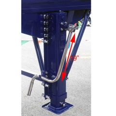 19" Vertical Trailer Dolly Handle