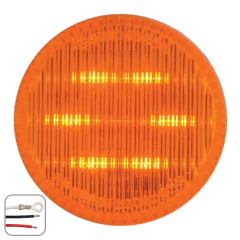 Amber 2" Round Dual Function LED Light